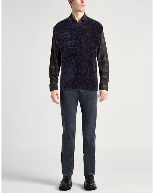 Roberto Collina Blue Sweater Cotton for men