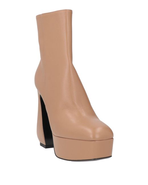 Sergio Rossi Natural Ankle Boots