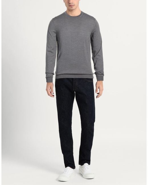 Slowear Gray Sweater Virgin Wool, Polyamide for men