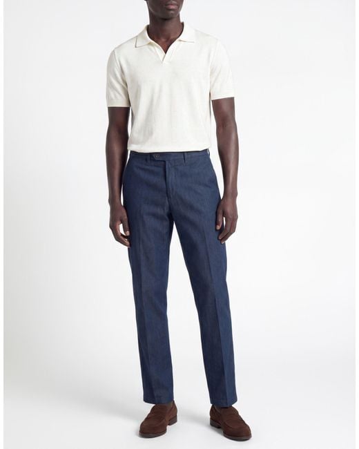 Canali Blue Jeans Cotton, Elastane for men