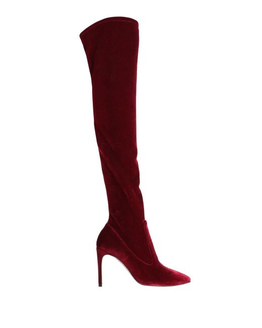 Rene Caovilla Red Stiefel