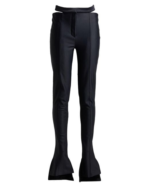 Mugler Blue Pants Polyamide, Elastane