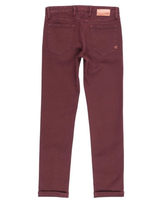 PT Torino Red Jeans Cotton, Elastane for men