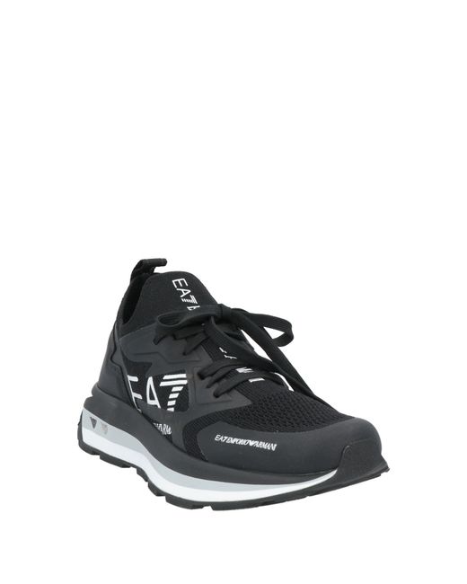 EA7 Black Trainers for men