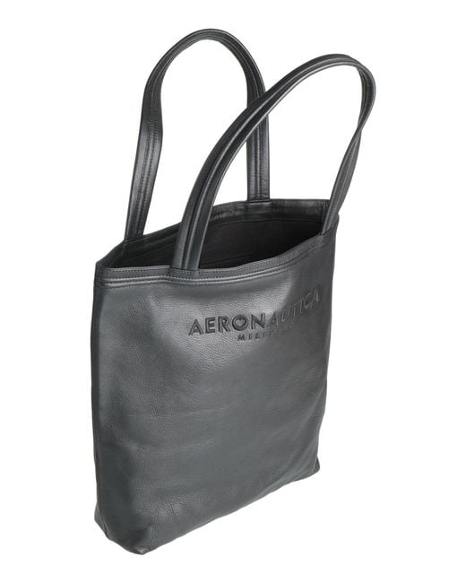 Aeronautica Militare Black Handbag Cow Leather for men