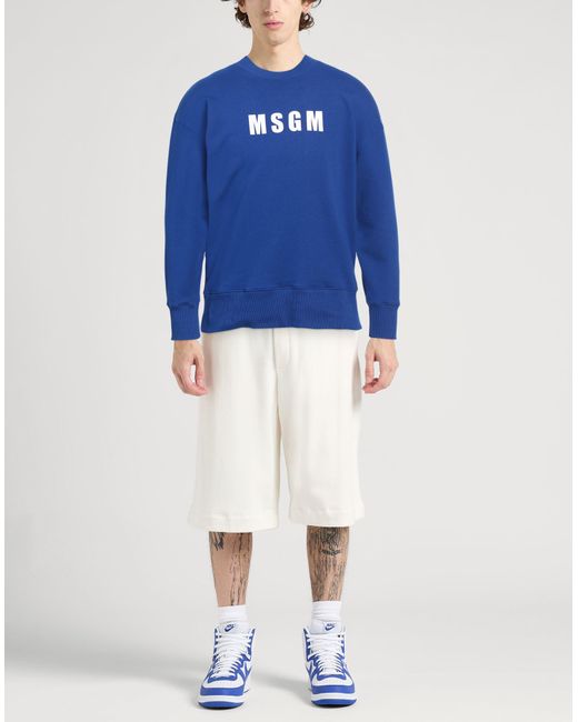 Sudadera MSGM de hombre de color Blue
