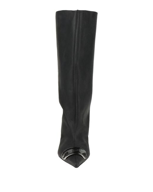 DIESEL Black Boot Leather