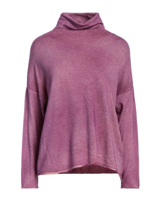 ALESSANDRO ASTE Purple Turtleneck
