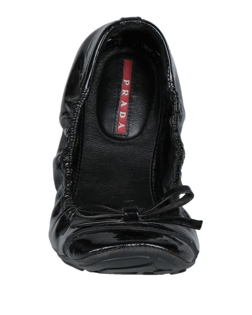 prada linea rossa flats
