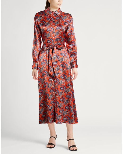 Really Wild Clothing Red Midi Dress