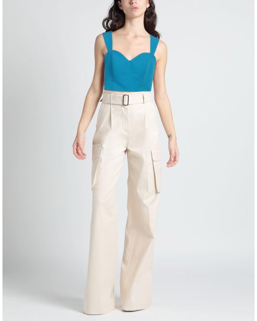 ATELIER LEGORA Blue Top Viscose, Polyamide, Polyester, Elastane