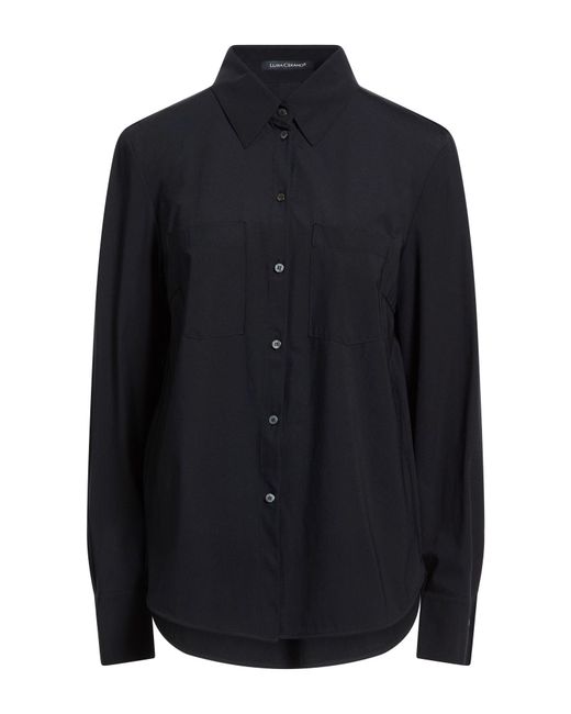 Luisa Cerano Blue Shirt Polyamide, Elastane