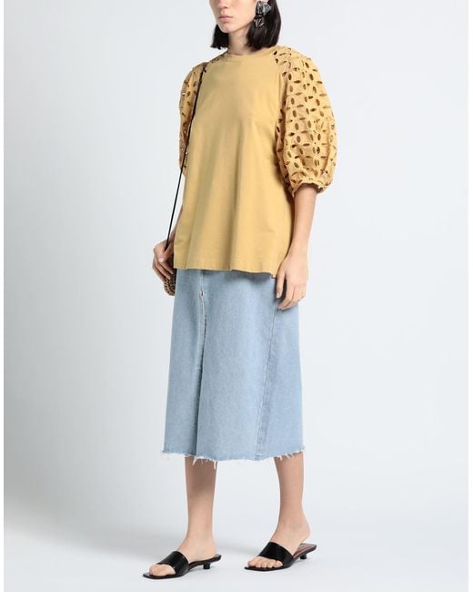 Alberta Ferretti Natural T-shirt