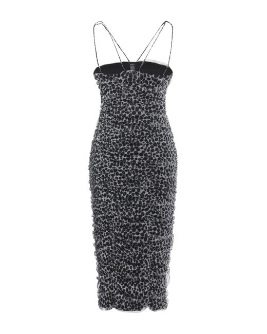 Philosophy Di Lorenzo Serafini Black Midi Dress