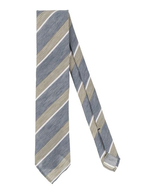 De Petrillo Gray Ties & Bow Ties for men