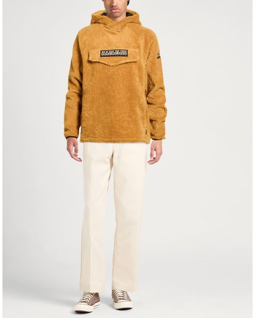 Napapijri Yellow Sweatshirt Polyester for men
