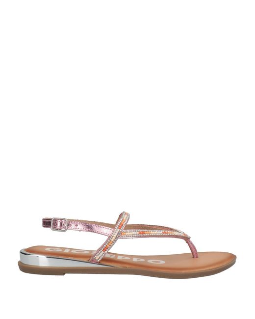 Gioseppo Pink Thong Sandal