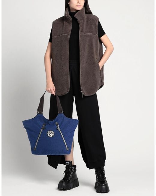 Kipling Blue Shoulder Bag Polyamide