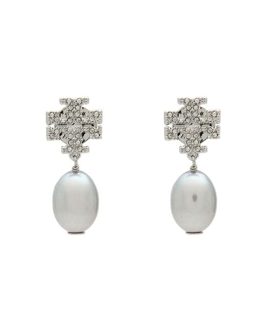 Tory Burch Metallic Ohrring