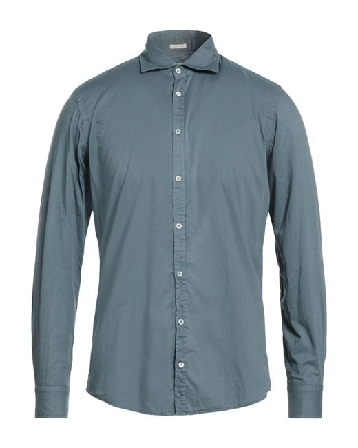 Massimo Alba Blue Shirt for men