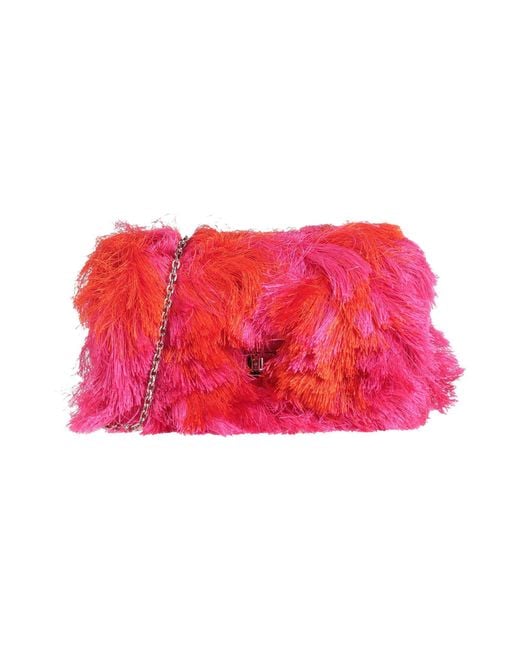 Roger Vivier Red Cross-Body Bag Textile Fibers