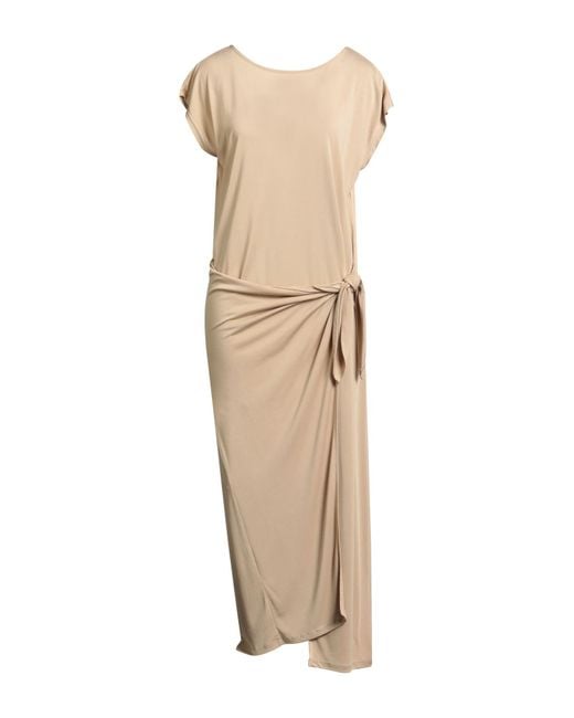 skims dress beige Gillian dress | Beige linen midi strapless dress petite