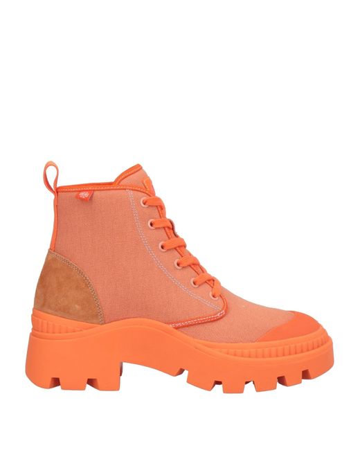 Tory Burch Orange Ankle Boots