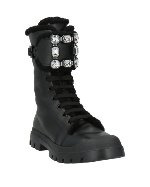 Roger Vivier Black Ankle Boots