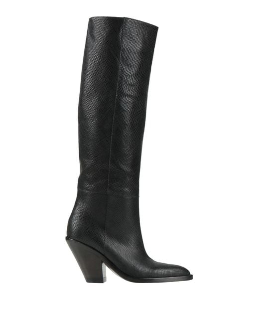 Buttero Black Boot Calfskin