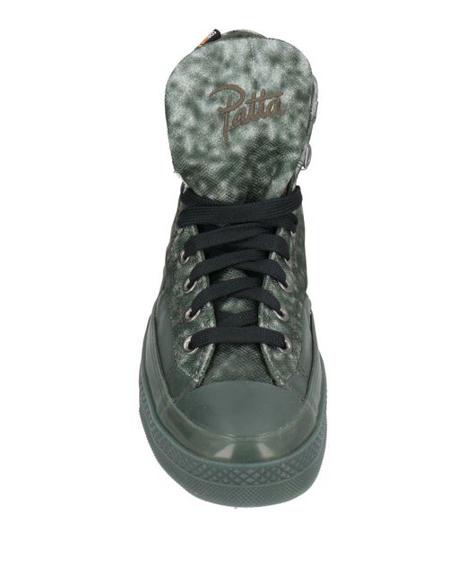 CONVERSE x PATTA Green Trainers for men