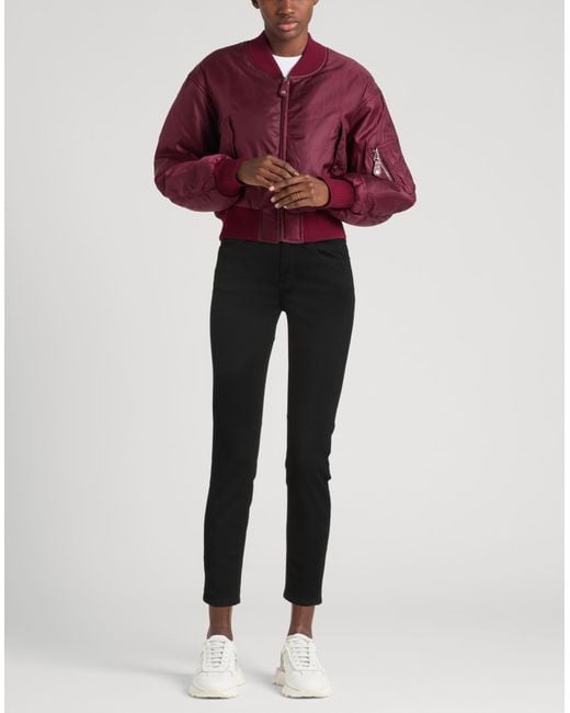 Acne Black Jeans Cotton, Polyester, Elastane