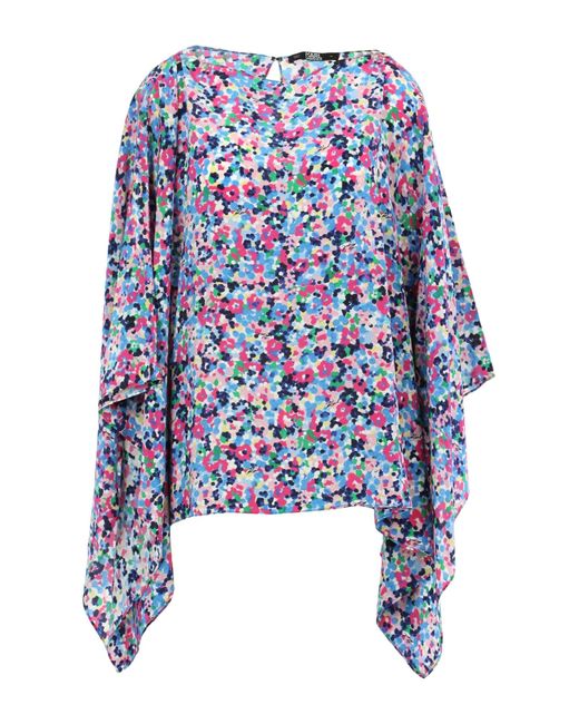 Karl Lagerfeld Blue Top