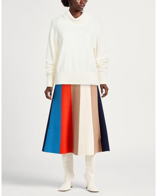 Alpha Studio White Turtlenecks
