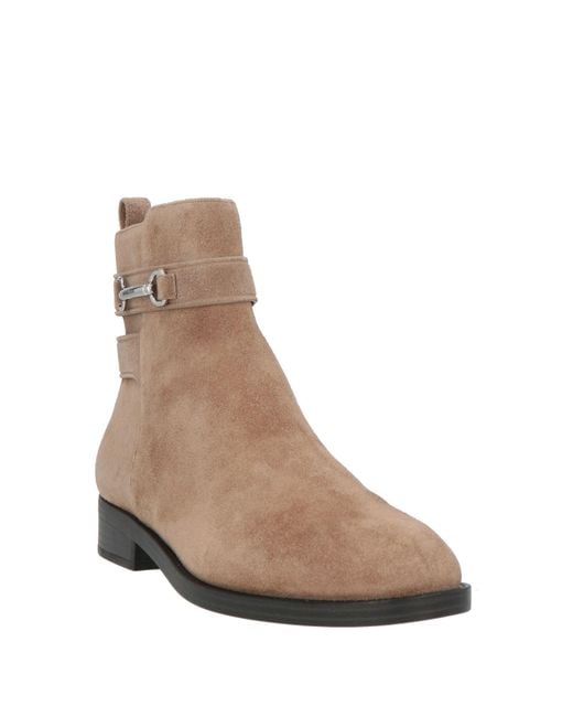 MICHAEL Michael Kors Brown Sand Ankle Boots Leather