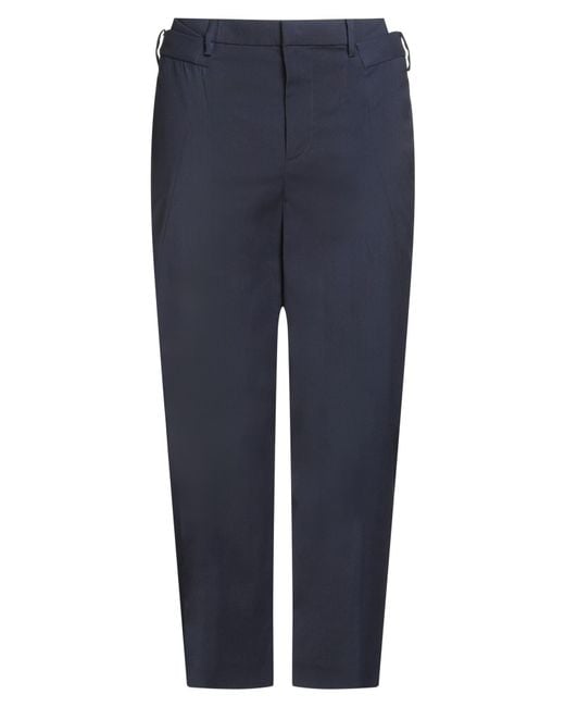 Neil Barrett Blue Pants Polyester, Cotton, Elastane for men