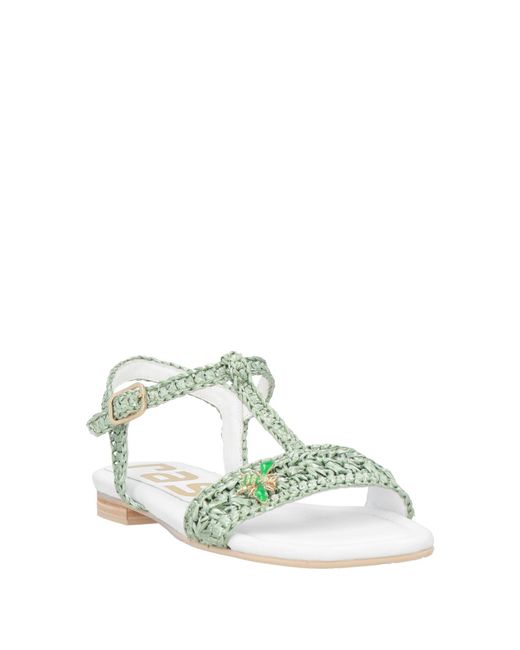 Ras Green Sandals Synthetic Fibers