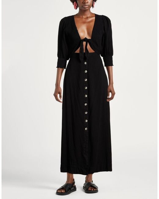 Vestido Midi Free People de color Black