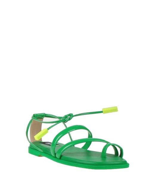 Infradito di MSGM in Green