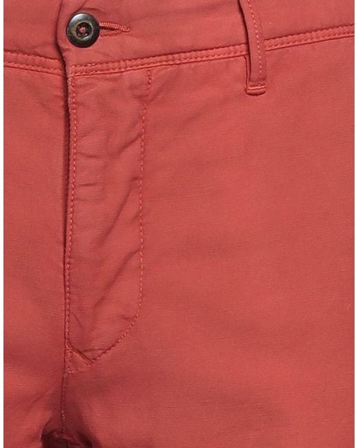 Incotex Red Pants for men