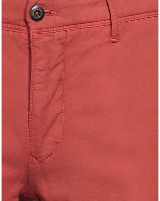 Incotex Red Pants for men