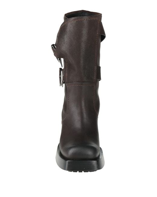 Fabi Black Ankle Boots