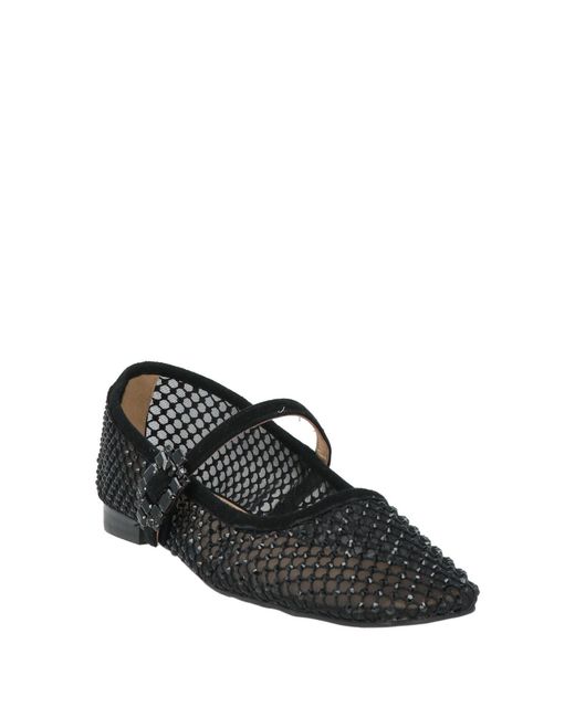 Alma En Pena. Black Ballet Flats