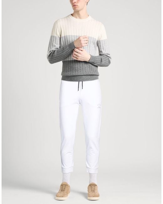 Paul & Shark White Pants for men