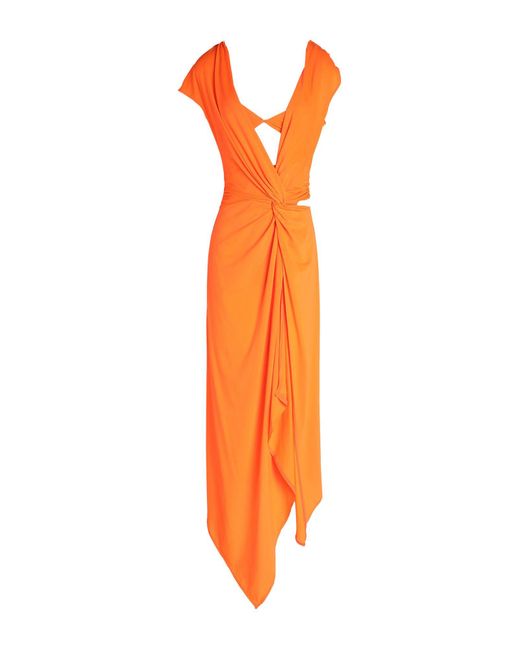 ALESSANDRO VIGILANTE Orange Maxi Dress