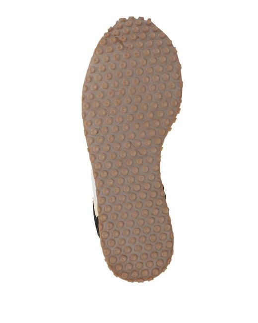 Spalwart Black Ivory Sneakers Leather, Textile Fibers for men