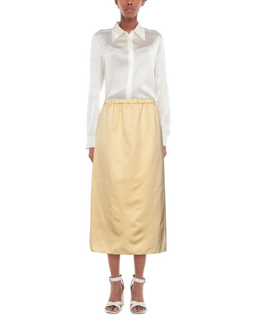 Marni Natural Midi Skirt