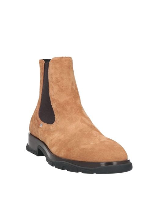 McQueen Brown Ankle Boots for men