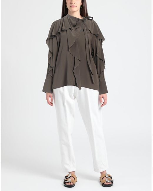 Victoria Beckham Gray Top