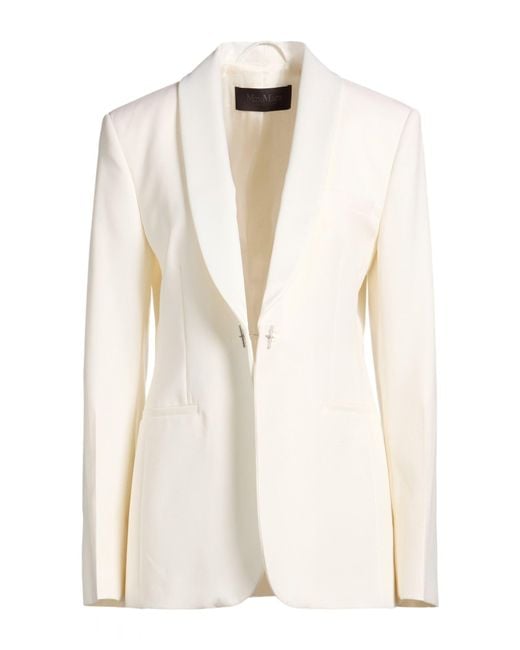Max Mara White Blazers