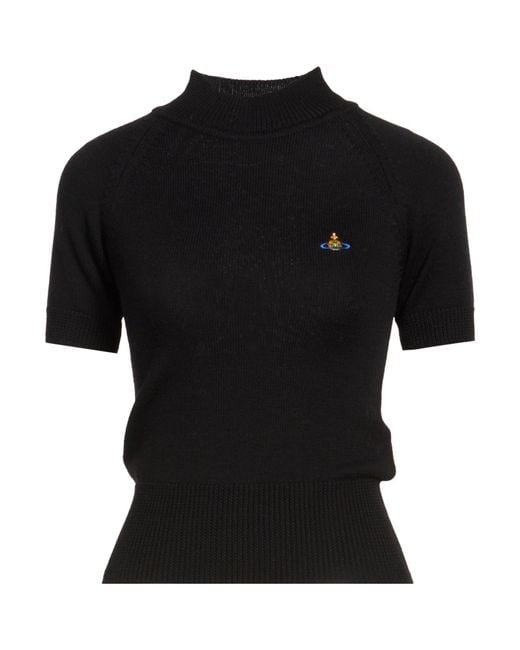 Vivienne Westwood Black Turtleneck Virgin Wool